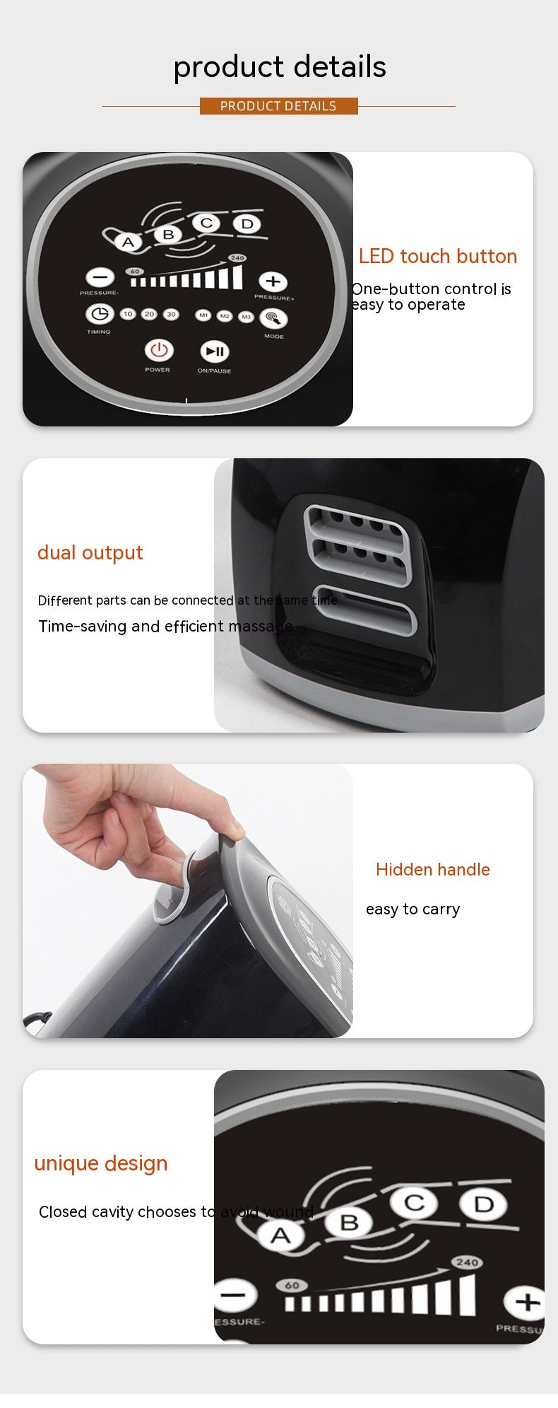 Air Wave Compression Leg Massage Instrument